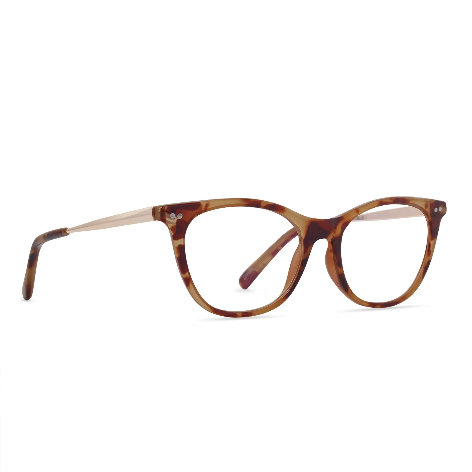DARCY - SOLSTICE TORTOISE + BLUE LIGHT READERS sold by Diff Eyewear product image thumbnail 2