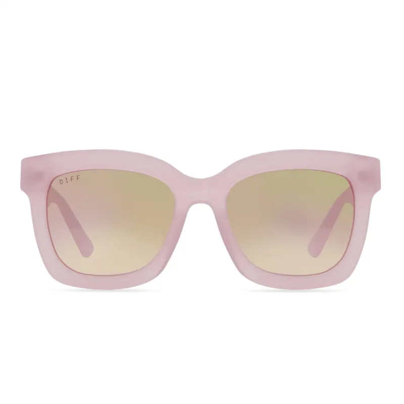 CARSON - COQUILLE + TAUPE FLASH SUNGLASSES sold by Diff Eyewear