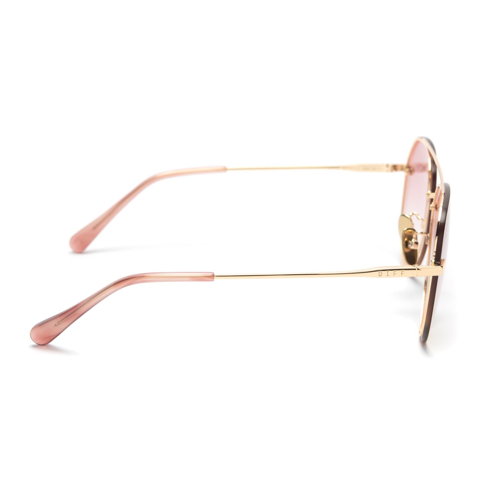 LENOX - GOLD, CASSIS + PINK GRADIENT SUNGLASSES sold by Diff Eyewear product image thumbnail 3