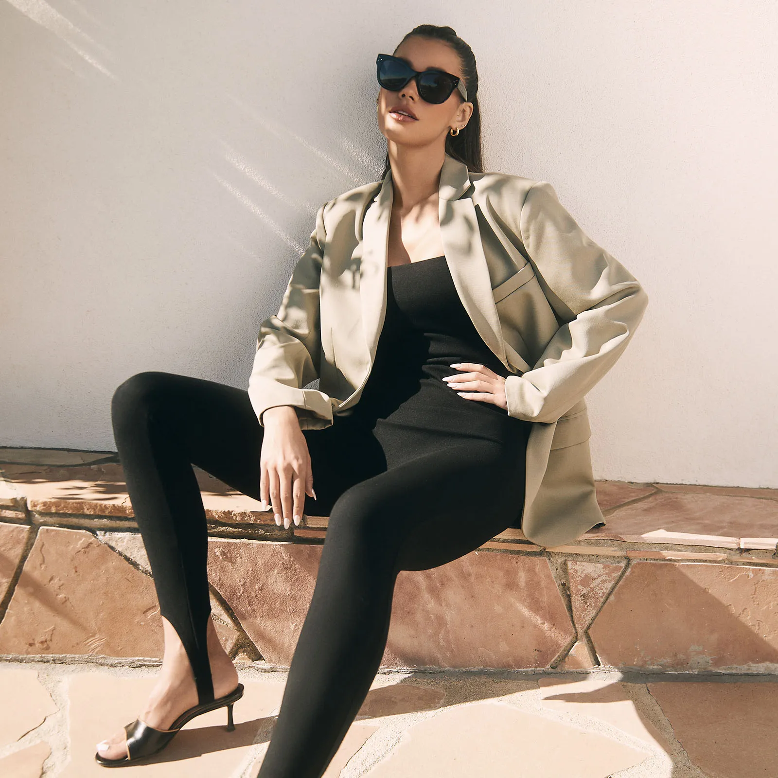 EVA - BLACK + GREY + POLARIZED SUNGLASSES sold by Diff Eyewear product image thumbnail 5