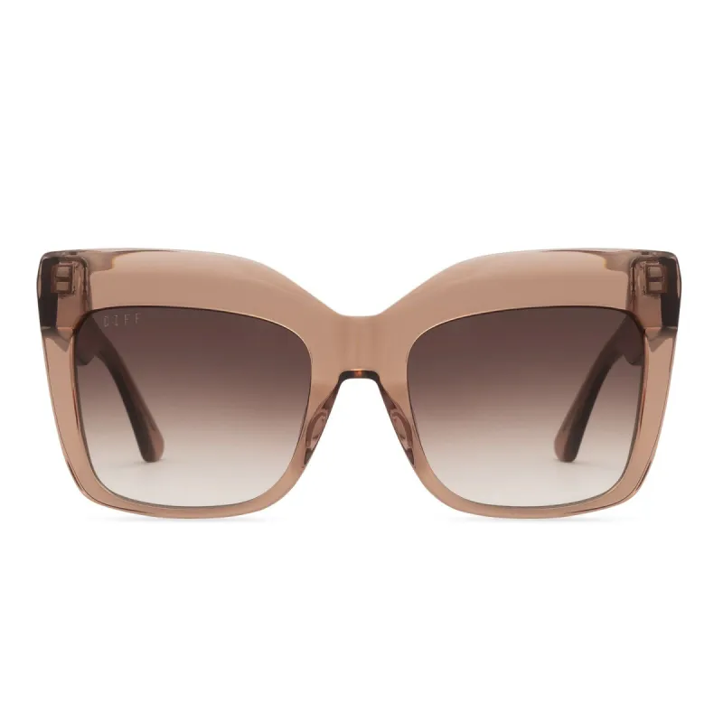 VANIA - CAFÉ OLE + BROWN GRADIENT SUNGLASSES sold by Diff Eyewear