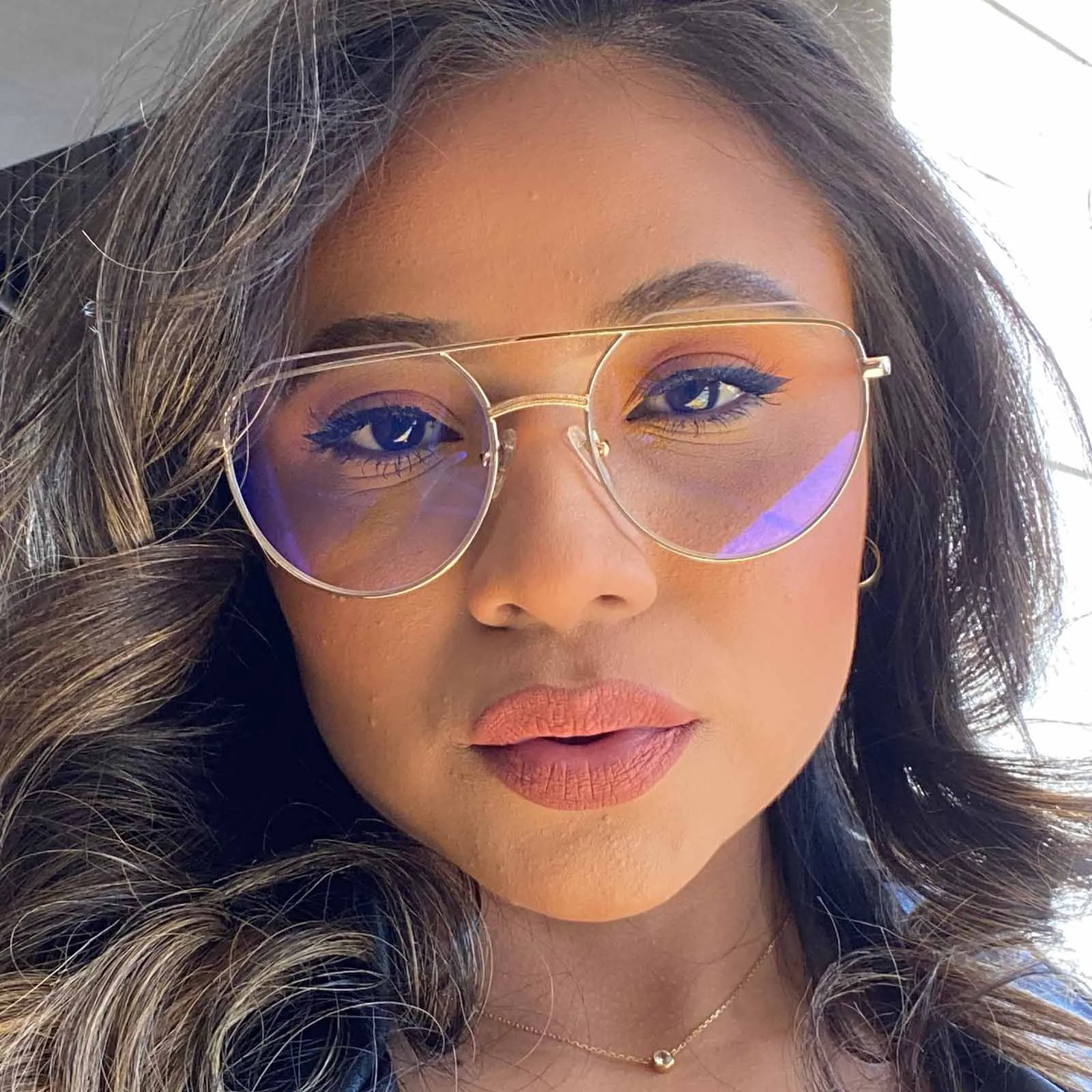 RAYNE - GOLD + BLUE LIGHT GLASSES sold by Diff Eyewear product image thumbnail 5