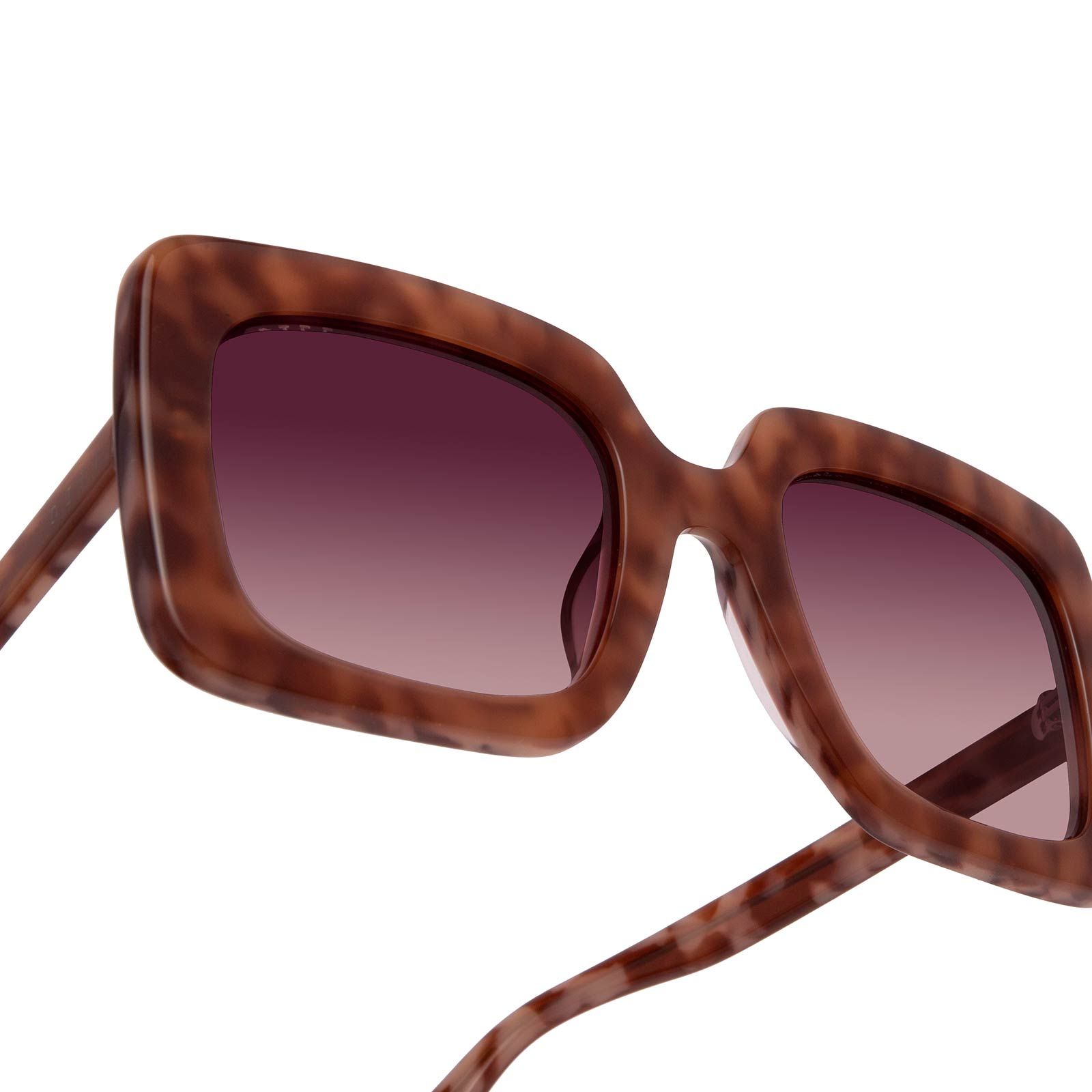 SASHA - PLUM TORTOISE + WINE GRADIENT SUNGLASSES sold by Diff Eyewear product image thumbnail 7