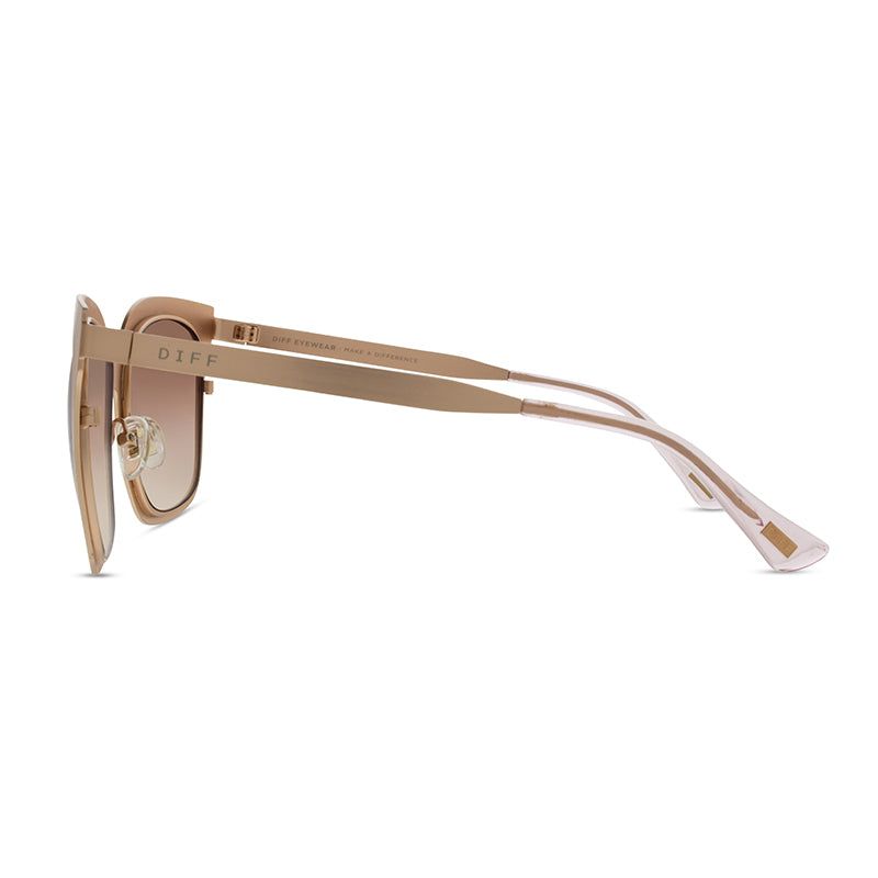 ELLA - ROSE GOLD + ROSE FLASH SUNGLASSES sold by Diff Eyewear product image thumbnail 4