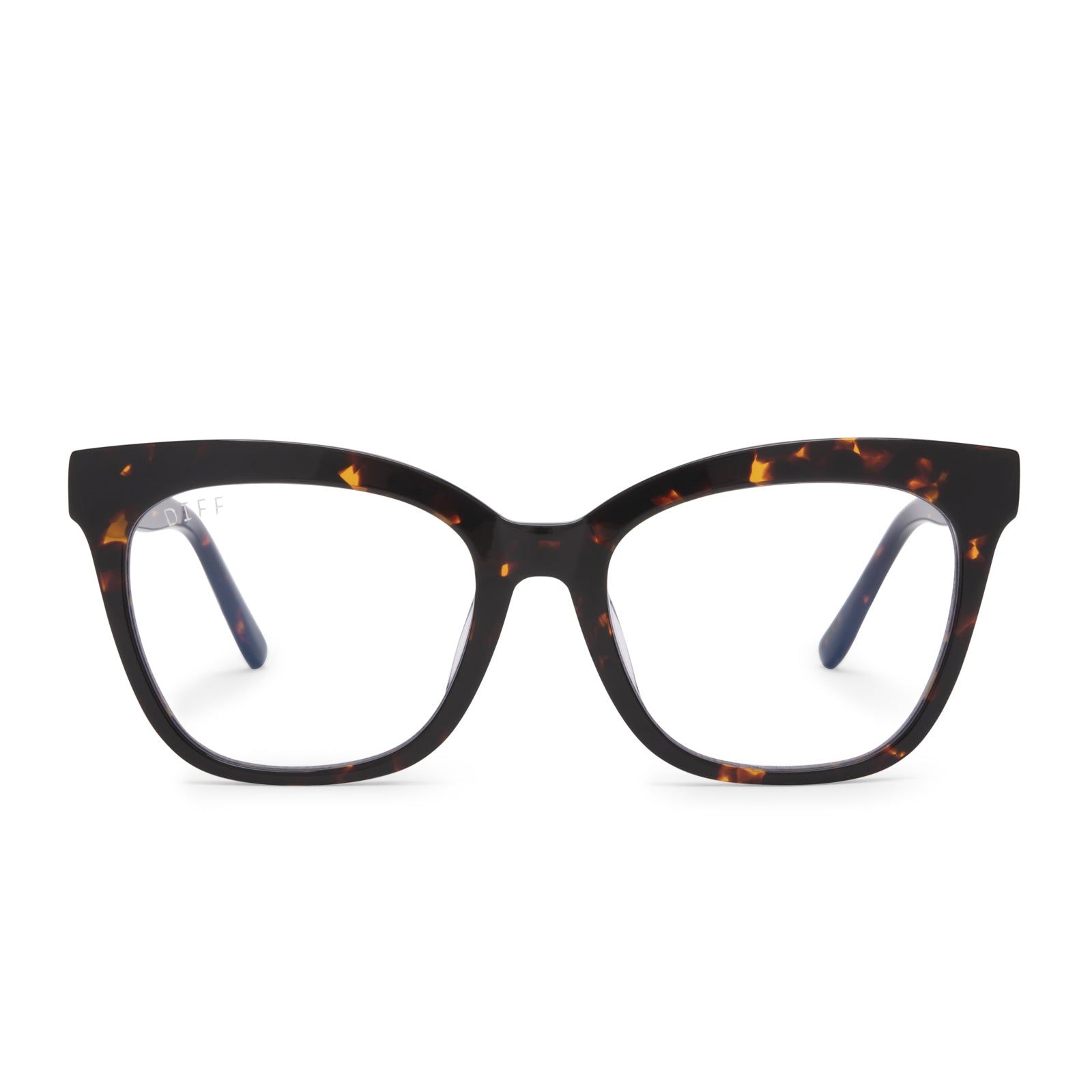 WINSTON - DARK TORTOISE + BLUE LIGHT TECHNOLOGY GLASSES sold by Diff Eyewear