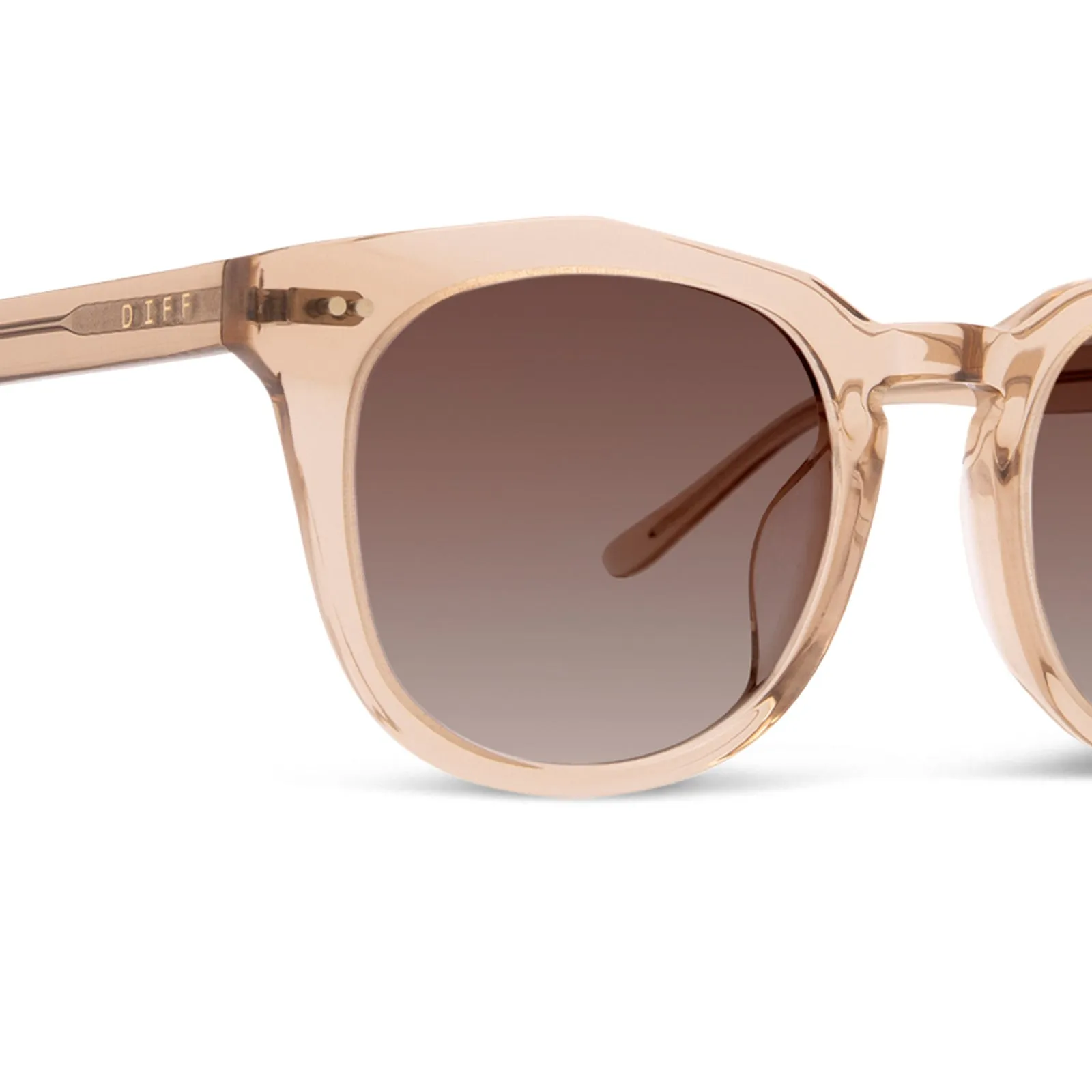 WESTON - VINTAGE CRYSTAL + BROWN GRADIENT SUNGLASSES sold by Diff Eyewear product image thumbnail 4