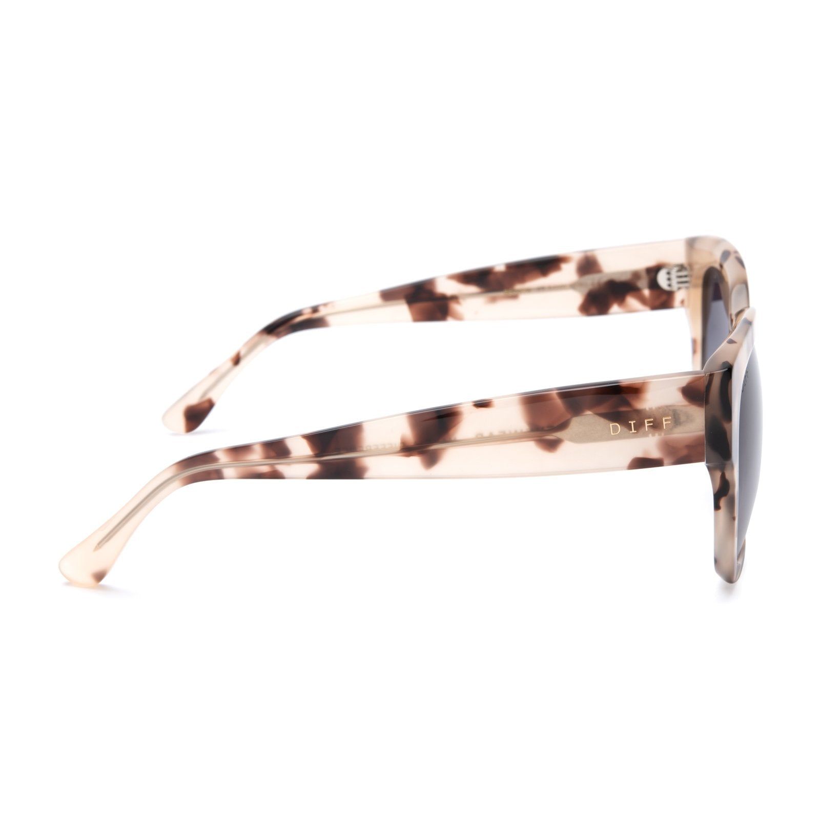 BELLA II - CREAM TORTOISE + GREY GRADIENT POLARIZED SUNGLASSES sold by Diff Eyewear product image thumbnail 3
