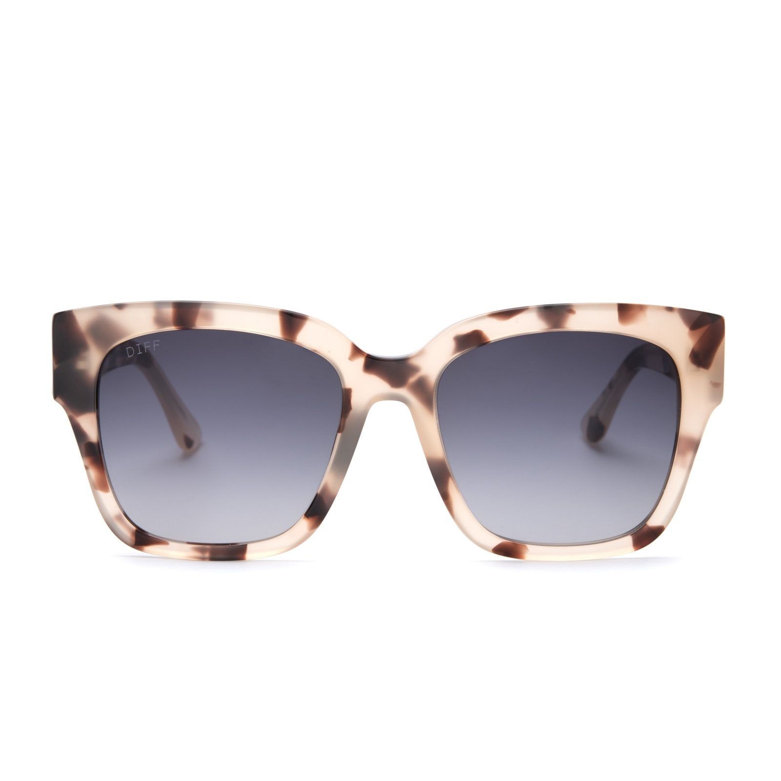 BELLA II - CREAM TORTOISE + GREY GRADIENT POLARIZED SUNGLASSES sold by Diff Eyewear