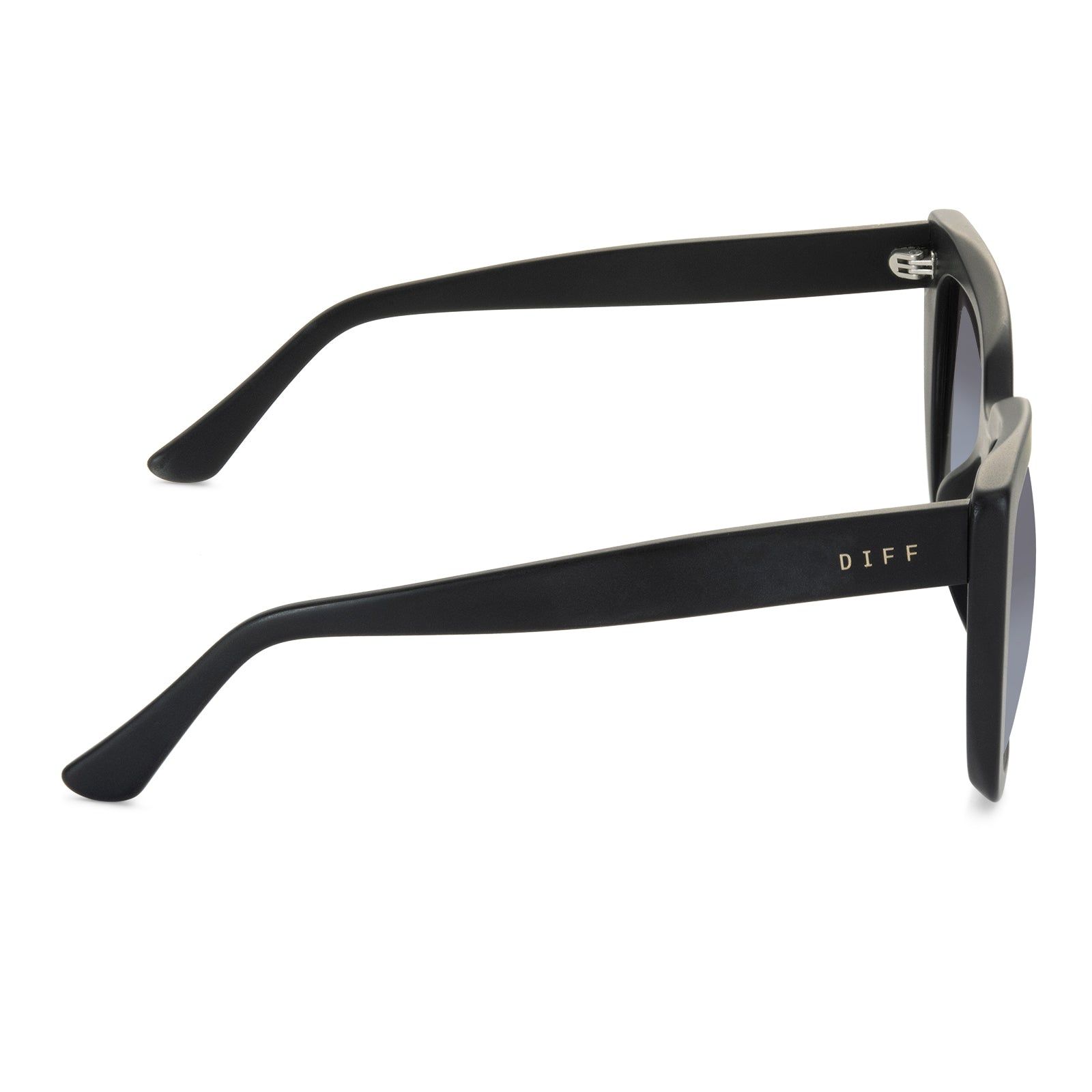 LIZZY - MATTE BLACK + BLUE GRADIENT + POLARIZED SUNGLASSES sold by Diff Eyewear product image thumbnail 4