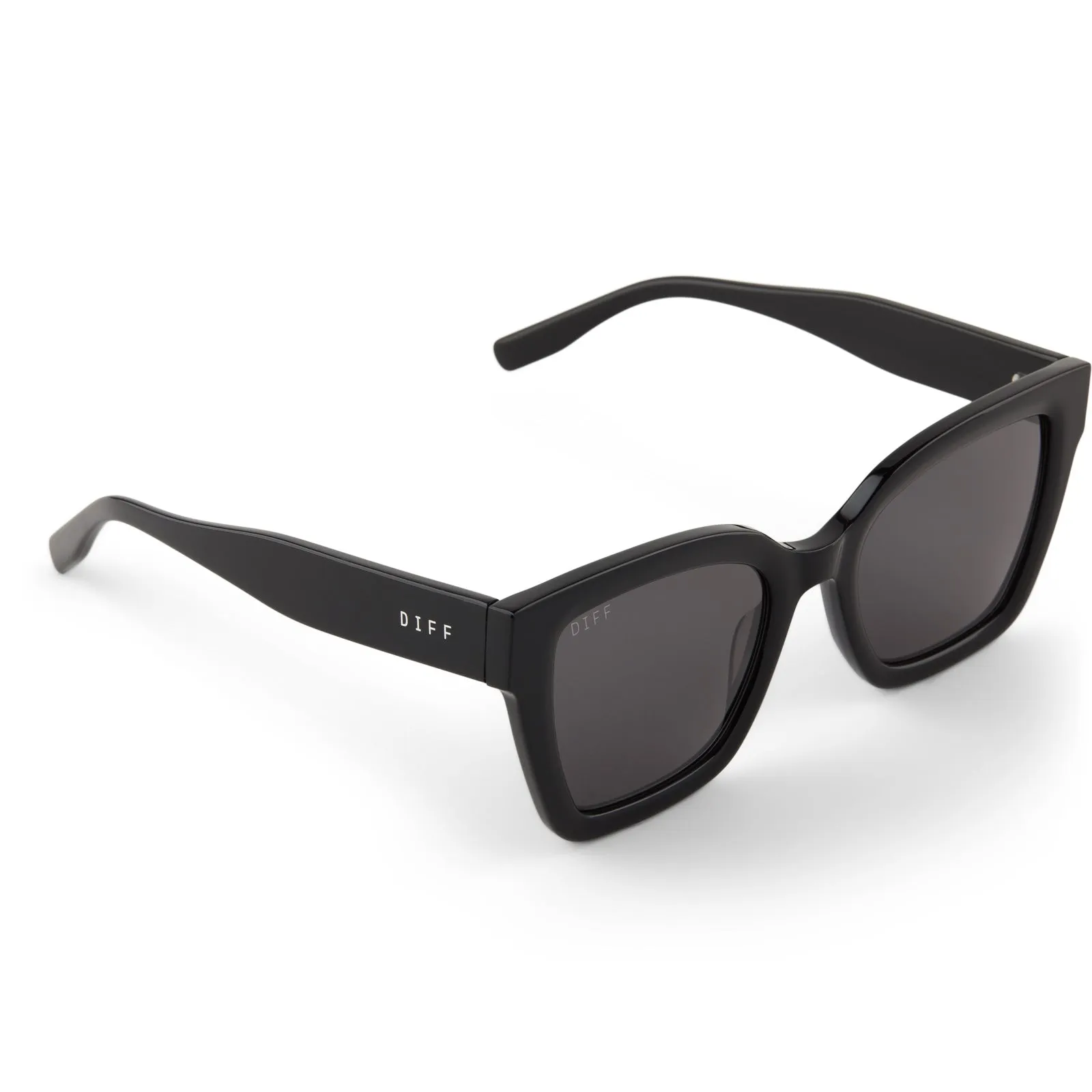 RHYS - BLACK + GREY + POLARIZED SUNGLASSES sold by Diff Eyewear product image thumbnail 4
