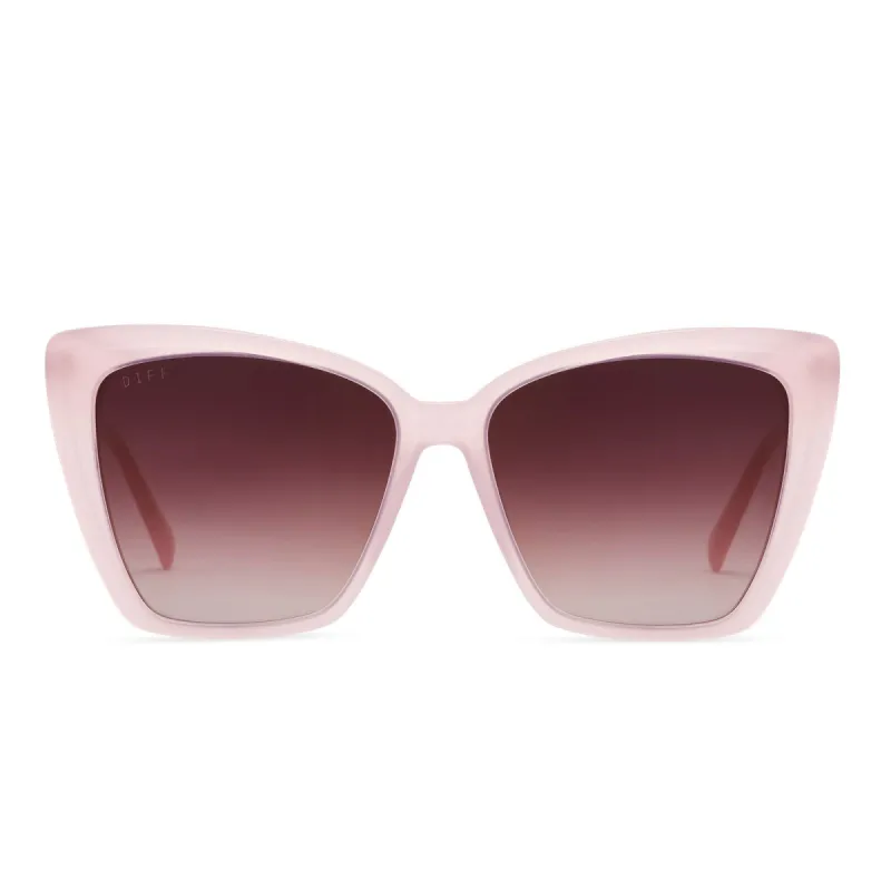 BECKY II - COQUILLE + WINE GRADIENT SUNGLASSES sold by Diff Eyewear