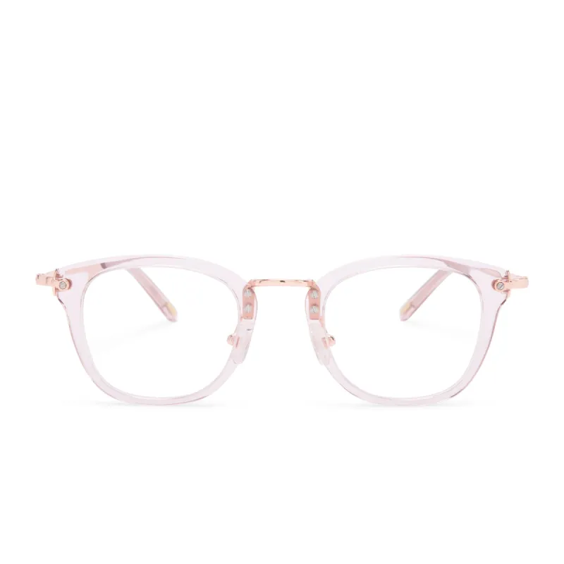 RUE - LIGHT PINK CRYSTAL + PRESCRIPTION GLASSES sold by Diff Eyewear