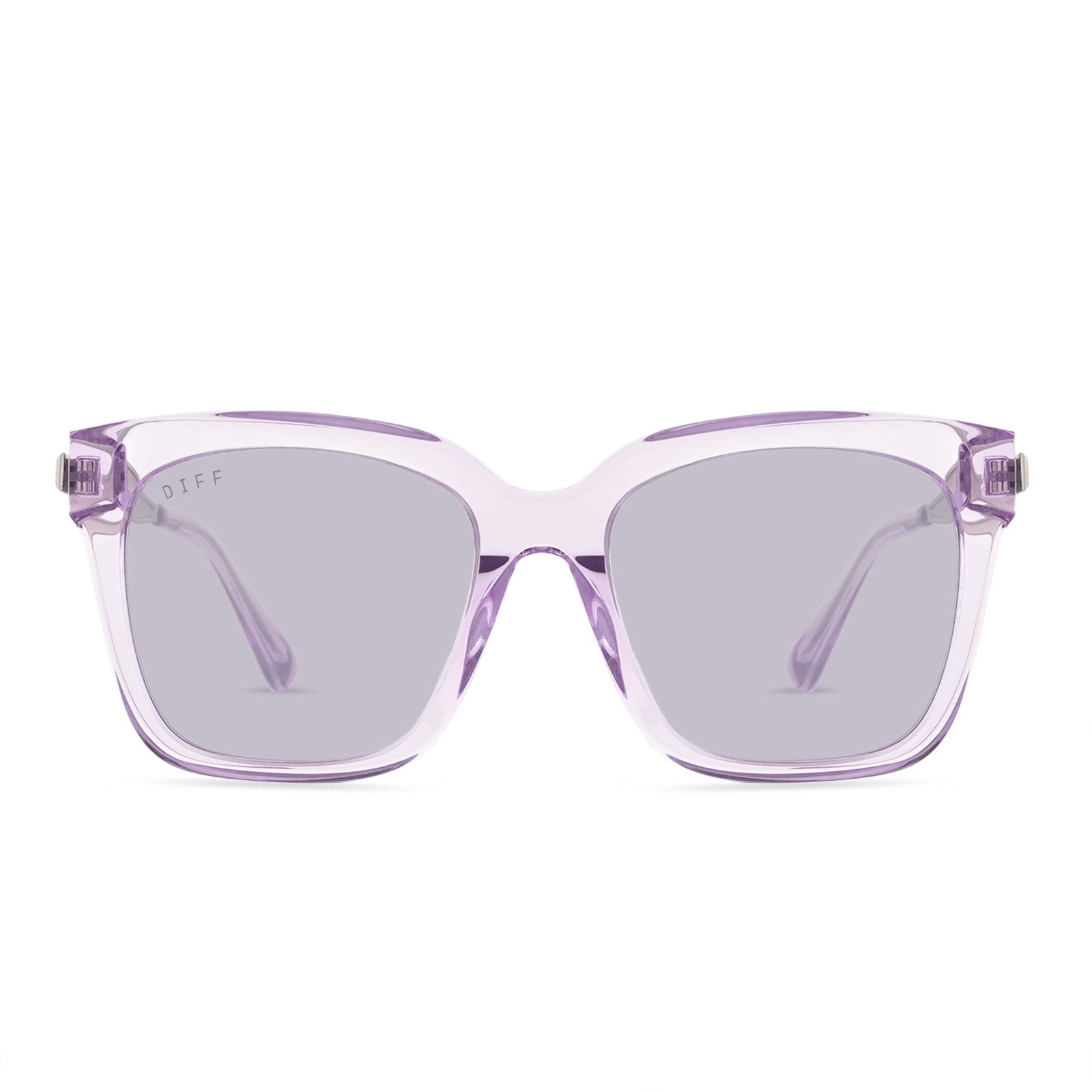 BELLA - LAVENDER FOG CRYSTAL + LAVENDER FLASH SUNGLASSES sold by Diff Eyewear