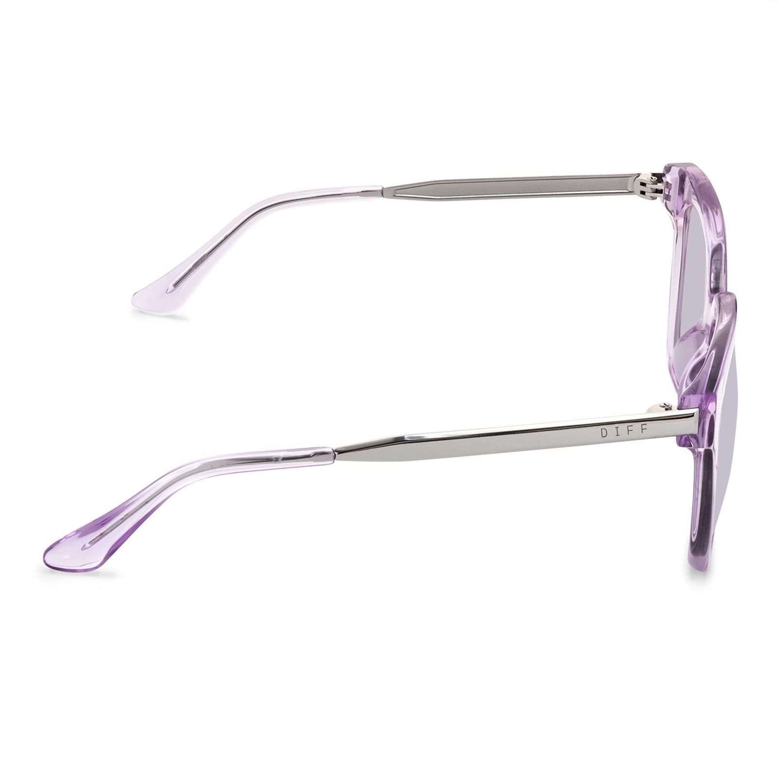 BELLA - LAVENDER FOG CRYSTAL + LAVENDER FLASH SUNGLASSES sold by Diff Eyewear product image thumbnail 3