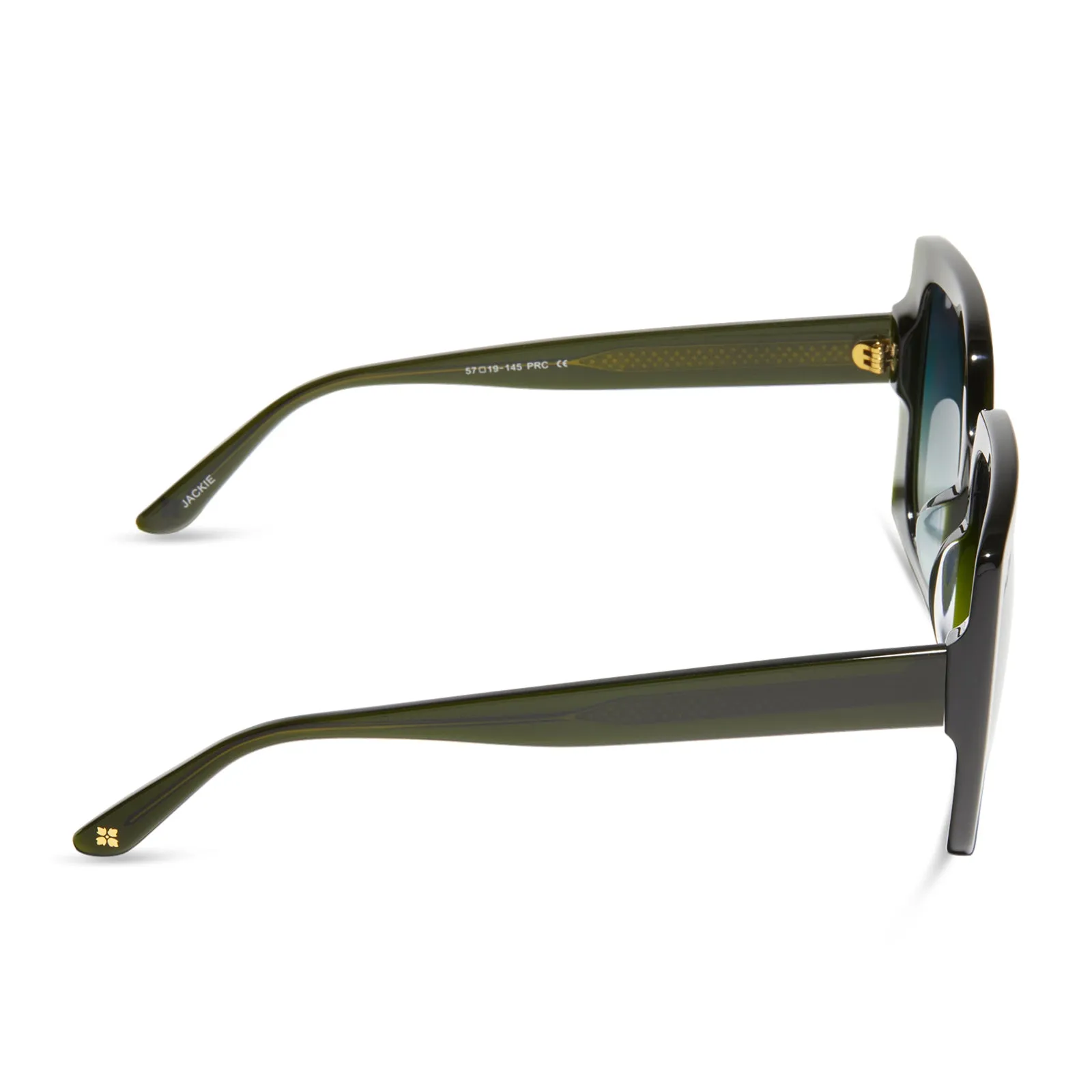 PATRICIA NASH - JACKIE + DEEP OLIVE CRYSTAL + G15 GRADIENT SUNGLASSES sold by Diff Eyewear product image thumbnail 3