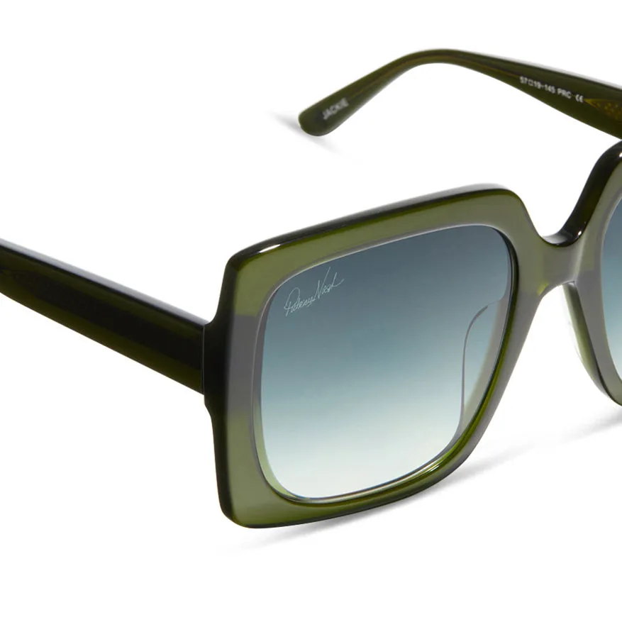 PATRICIA NASH - JACKIE + DEEP OLIVE CRYSTAL + G15 GRADIENT SUNGLASSES sold by Diff Eyewear product image thumbnail 4