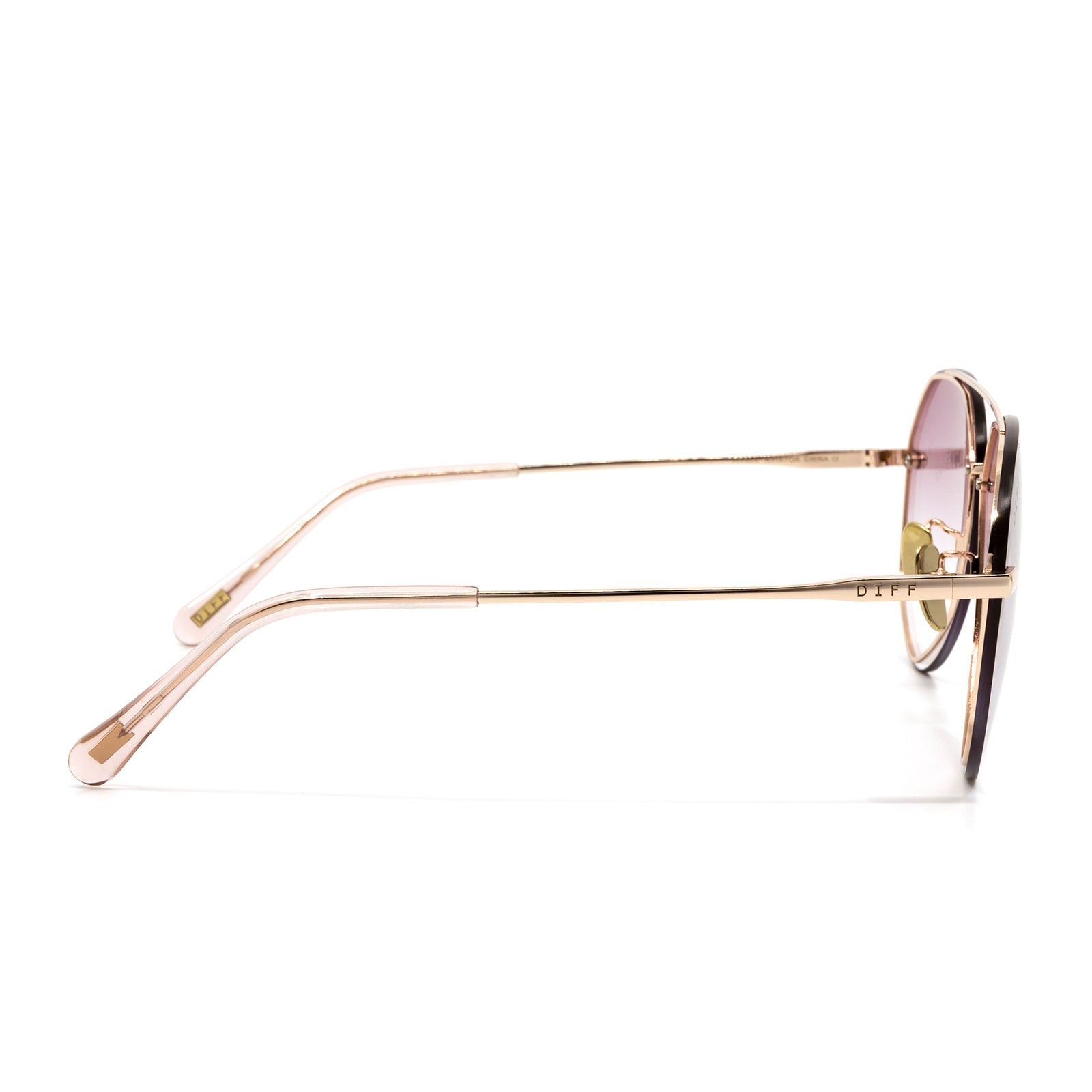 LENOX - ROSE GOLD + ROSE SUNGLASSES sold by Diff Eyewear product image thumbnail 3