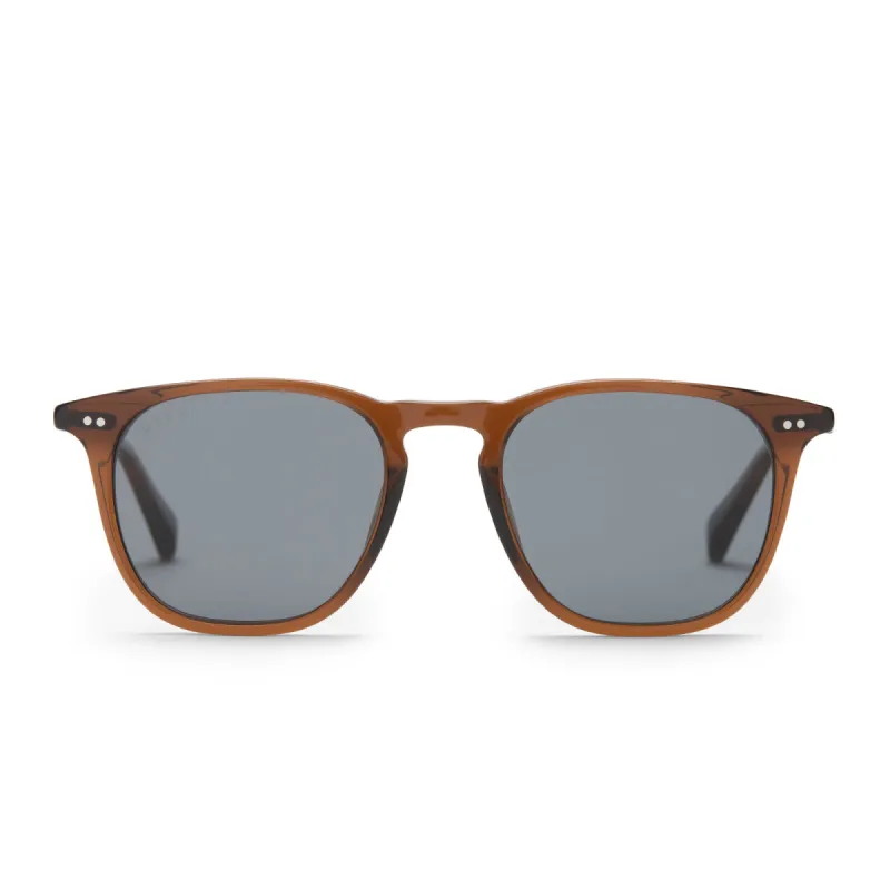 MAXWELL - WHISKEY + GREY POLARIZED SUNGLASSES sold by Diff Eyewear