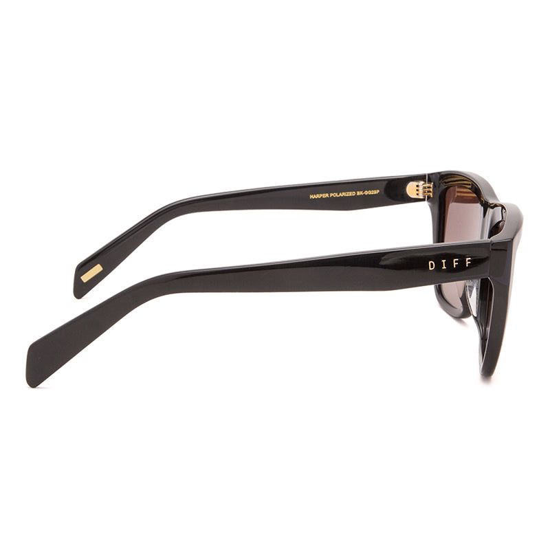 HARPER - BLACK + BROWN GRADIENT + POLARIZED sold by Diff Eyewear product image thumbnail 3