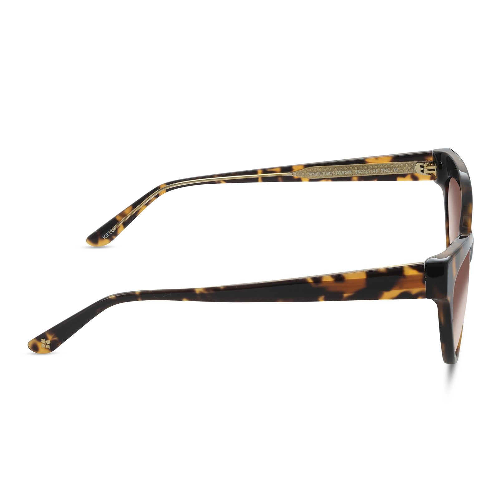 PATRICIA NASH - KELLY + TORTOISE + BROWN GRADIENT SUNGLASSES sold by Diff Eyewear product image thumbnail 3