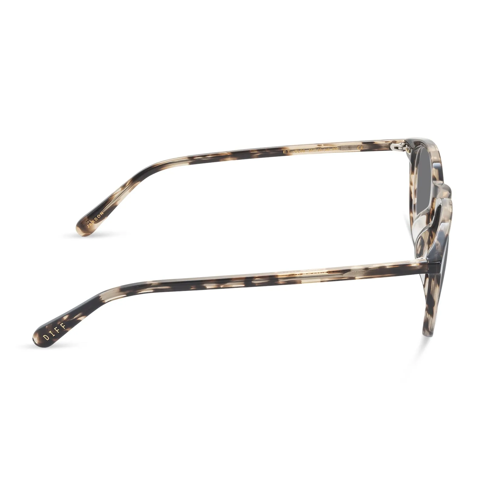 JAXSON - ESPRESSO TORTOISE + GREY + POLARIZED SUNGLASSES sold by Diff Eyewear product image thumbnail 3