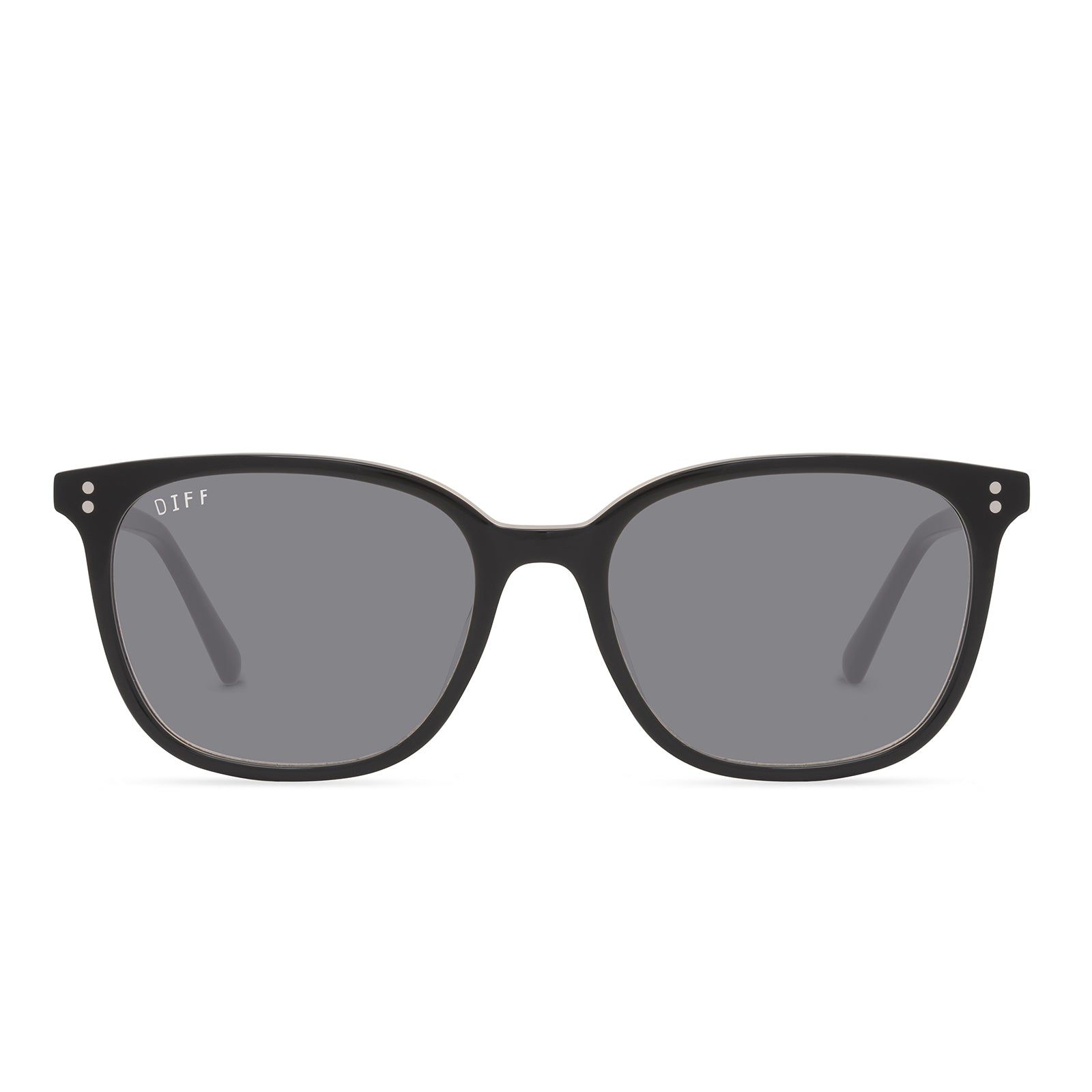 CLARKE - BLACK + CLEAR GLASSES sold by Diff Eyewear product image thumbnail 5