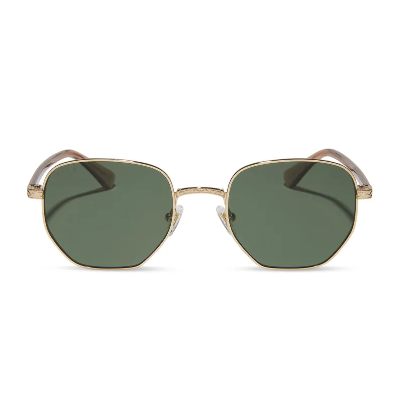 JESSIE JAMES DECKER - ASTER + GOLD + G15 + POLARIZED SUNGLASSES sold by Diff Eyewear