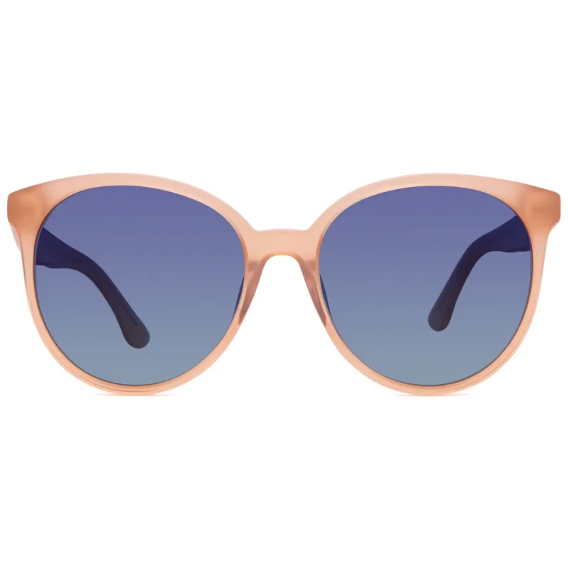COSMO - CORAL + BLUE GREEN GRADIENT + POLARIZED SUNGLASSES sold by Diff Eyewear