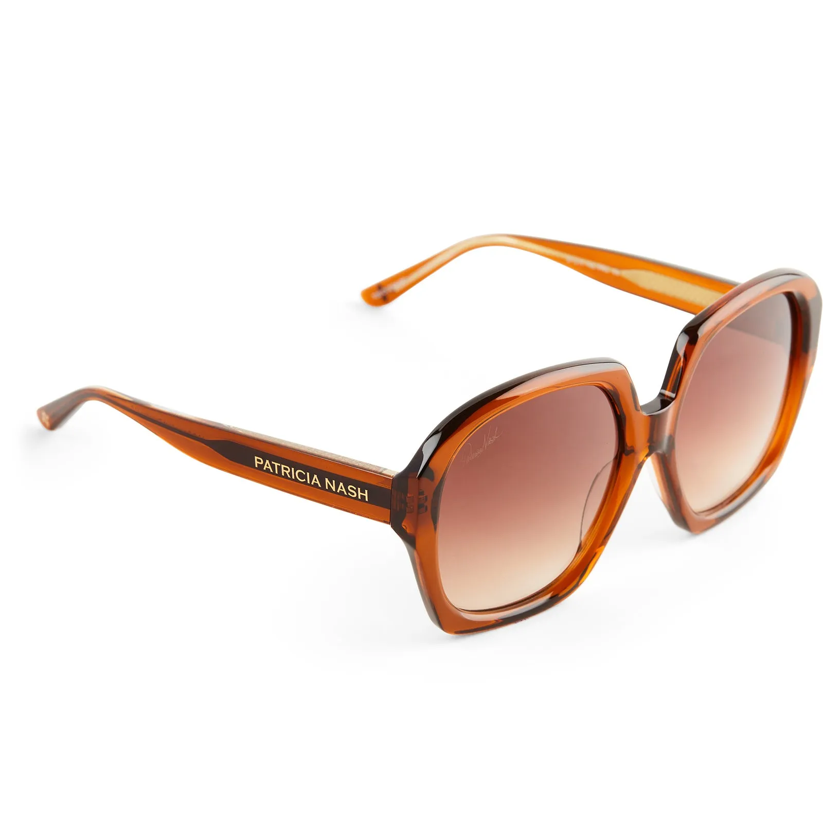 PATRICIA NASH - SUZANNE + CONGAC CRYSTAL + BROWN GRADIENT SUNGLASSES sold by Diff Eyewear product image thumbnail 4