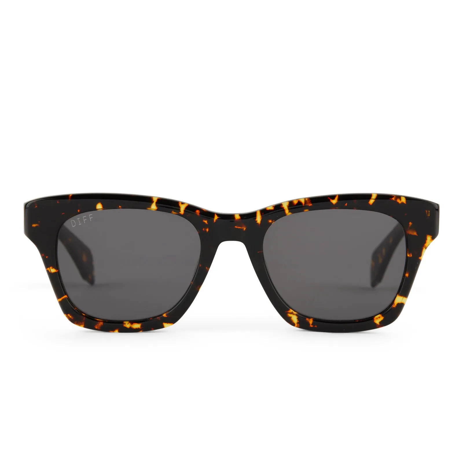 DEAN - FIERY TORTOISE + GREY + POLARIZED SUNGLASSES sold by Diff Eyewear