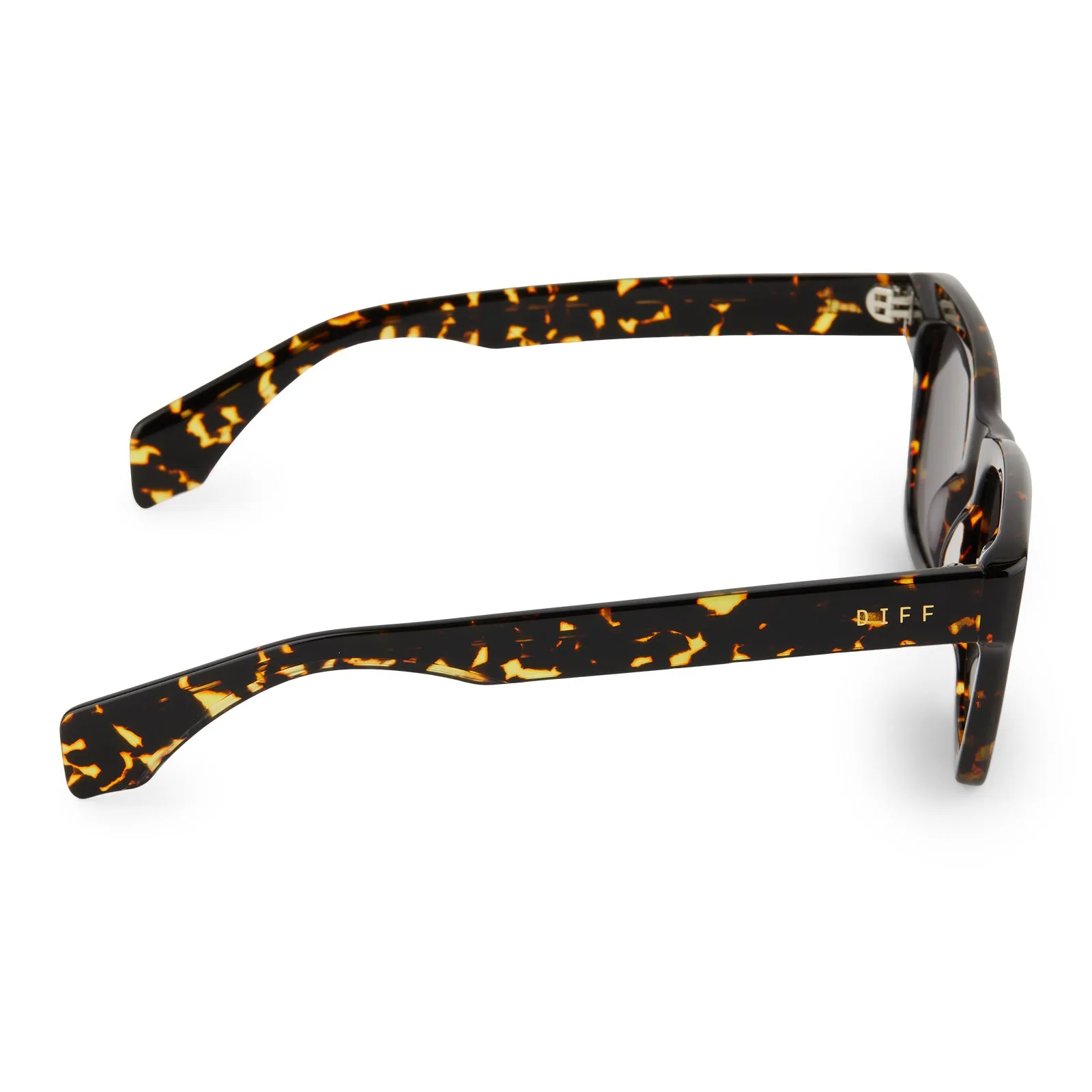 DEAN - FIERY TORTOISE + GREY + POLARIZED SUNGLASSES sold by Diff Eyewear product image thumbnail 3