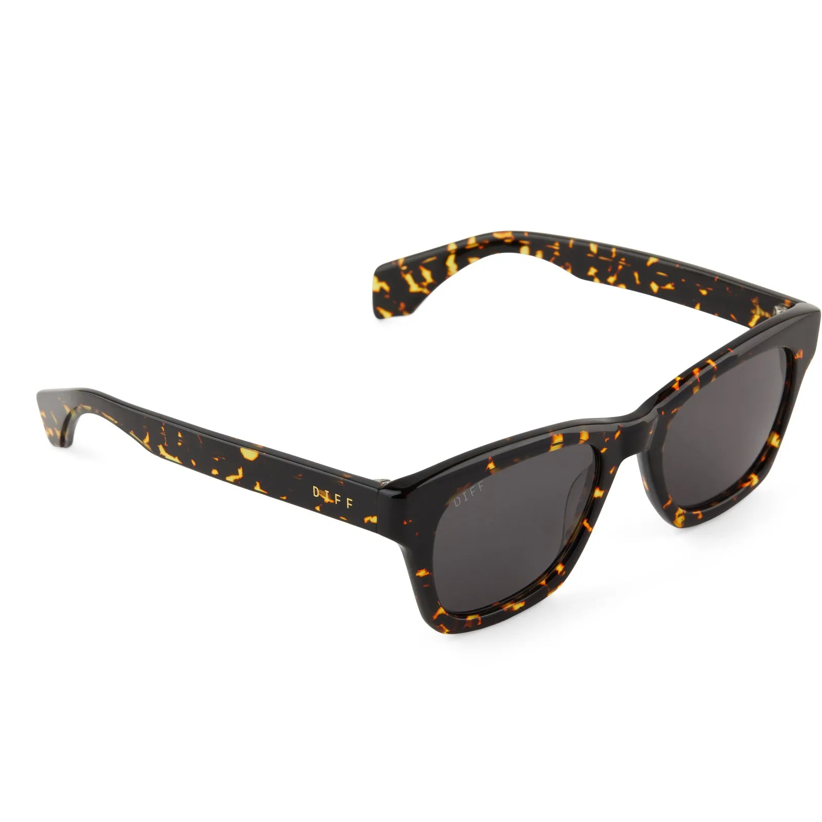 DEAN - FIERY TORTOISE + GREY + POLARIZED SUNGLASSES sold by Diff Eyewear product image thumbnail 4