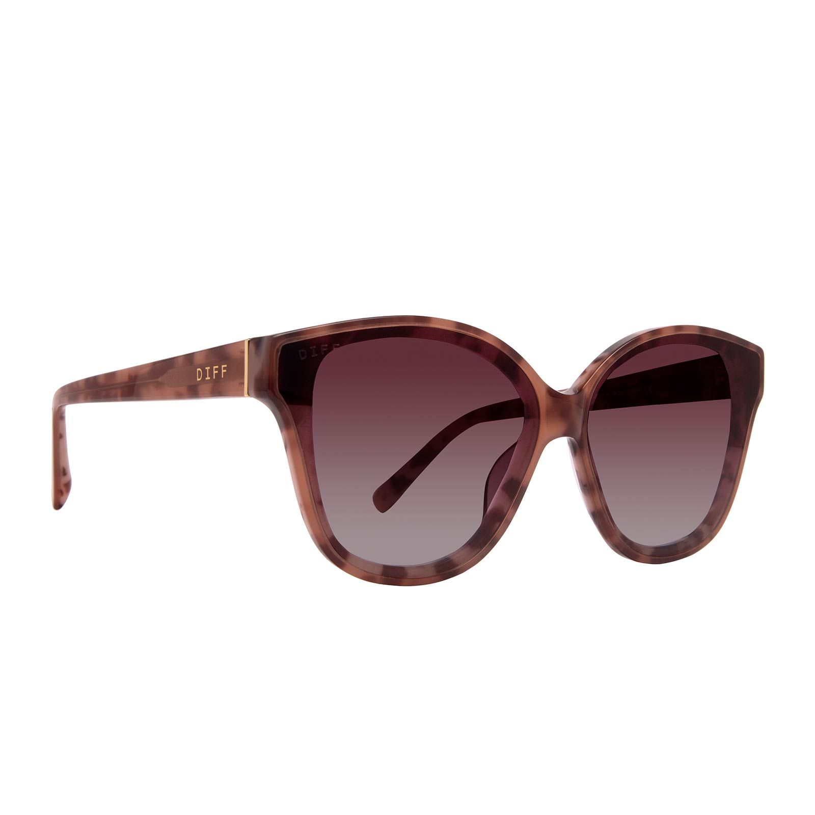 PIPER - PLUM TORTOISE + WINE GRADIENT SUNGLASSES sold by Diff Eyewear product image thumbnail 2