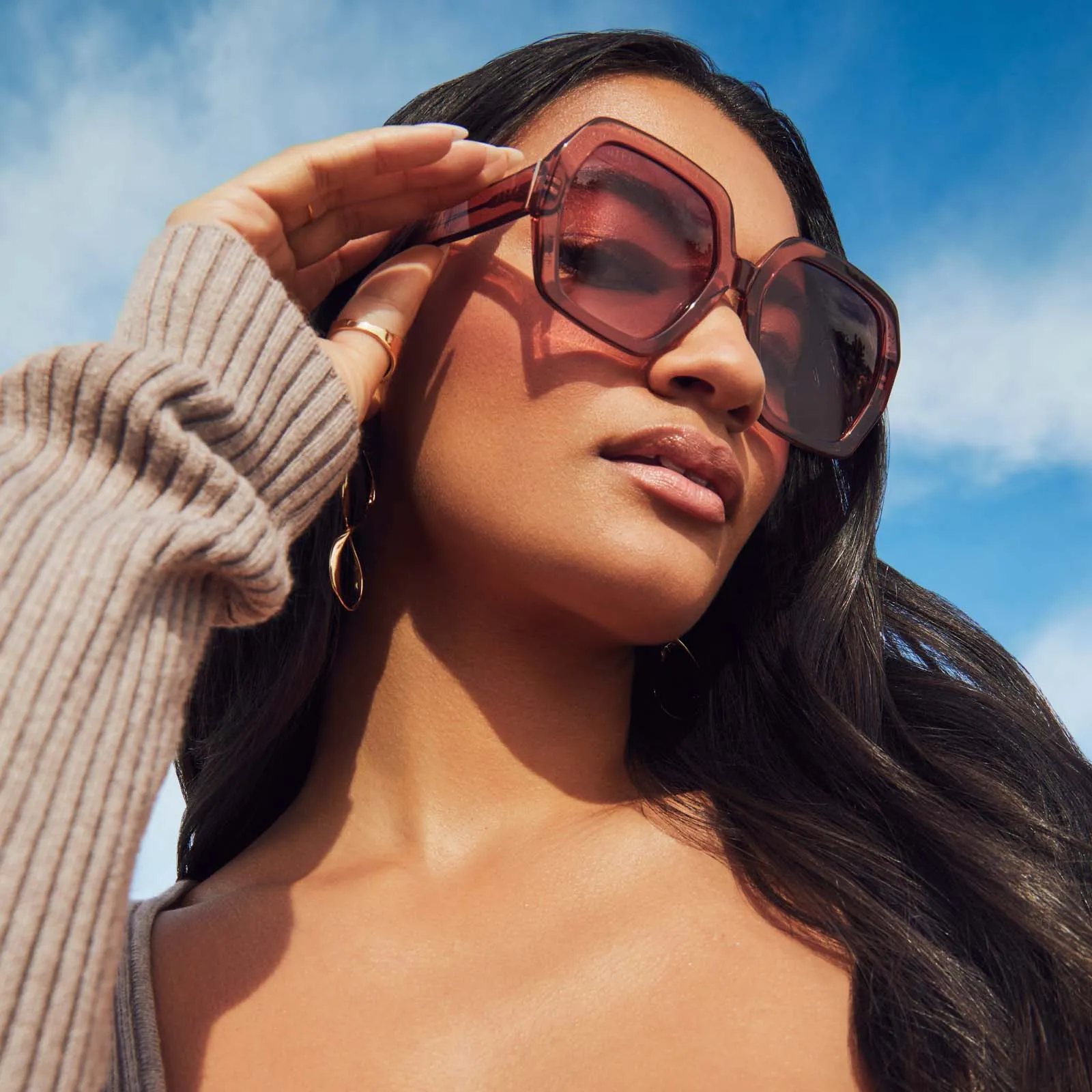 NOLA - DUSK + DUSK GRADIENT SUNGLASSES sold by Diff Eyewear product image thumbnail 5