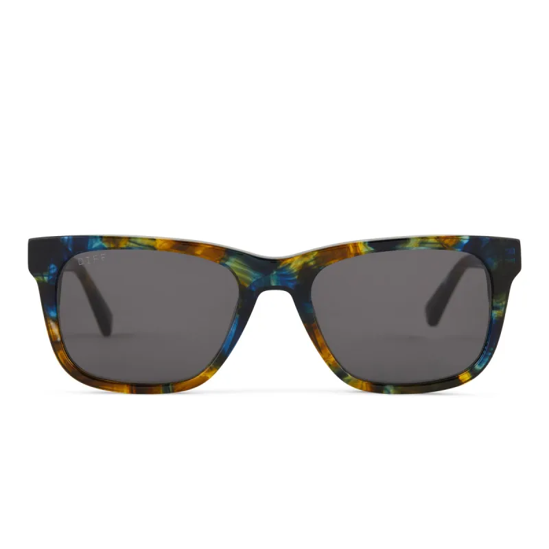 WESLEY - GLACIAL TORTOISE + GREY + POLARIZED SUNGLASSES sold by Diff Eyewear