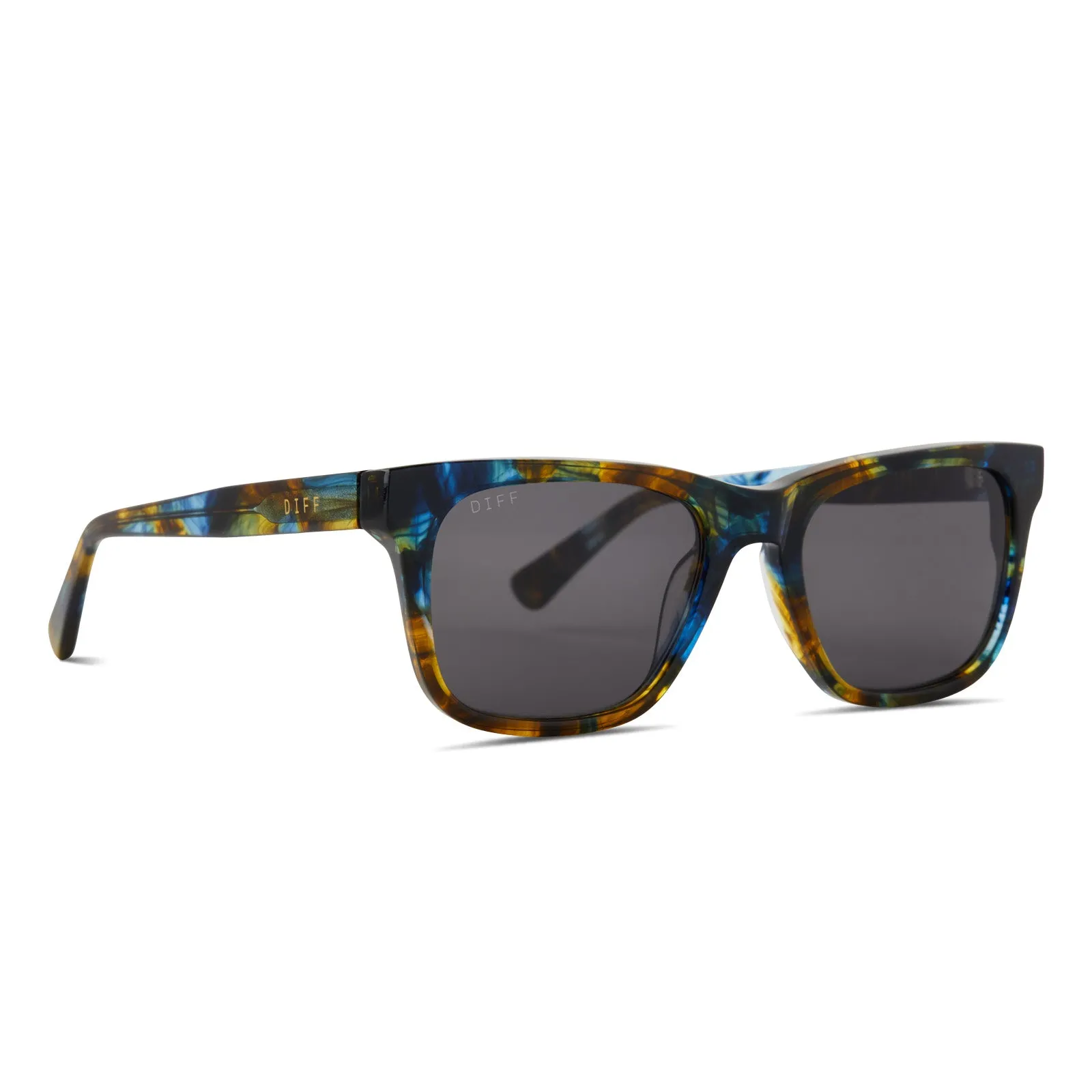 WESLEY - GLACIAL TORTOISE + GREY + POLARIZED SUNGLASSES sold by Diff Eyewear product image thumbnail 2