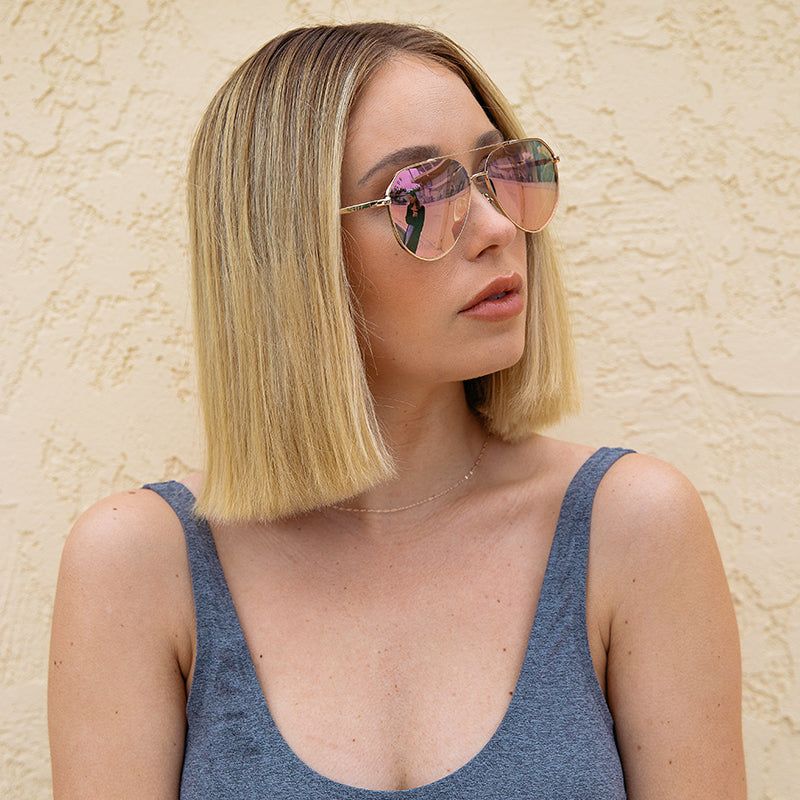 DASH - CHAMPAGNE + CHAMPAGNE + POLARIZED SUNGLASSES sold by Diff Eyewear product image thumbnail 3