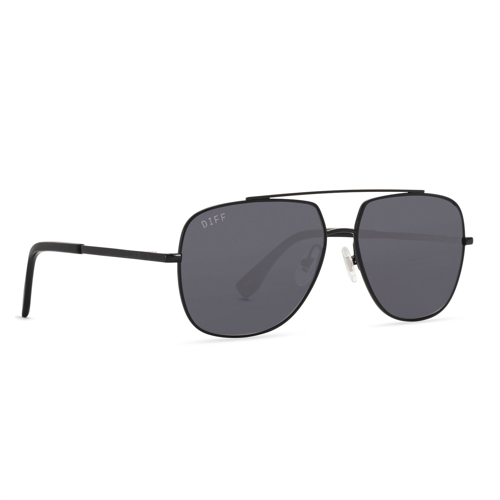 JORDYN - BLACK + GREY + POLARIZED SUNGLASSES sold by Diff Eyewear product image thumbnail 2