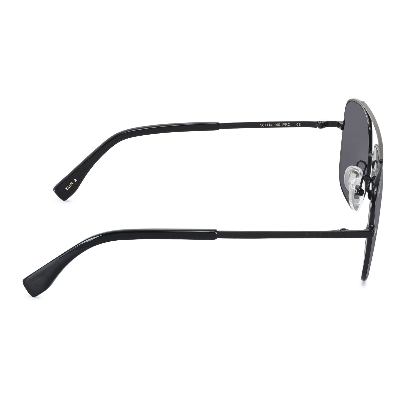 JORDYN - BLACK + GREY + POLARIZED SUNGLASSES sold by Diff Eyewear product image thumbnail 4