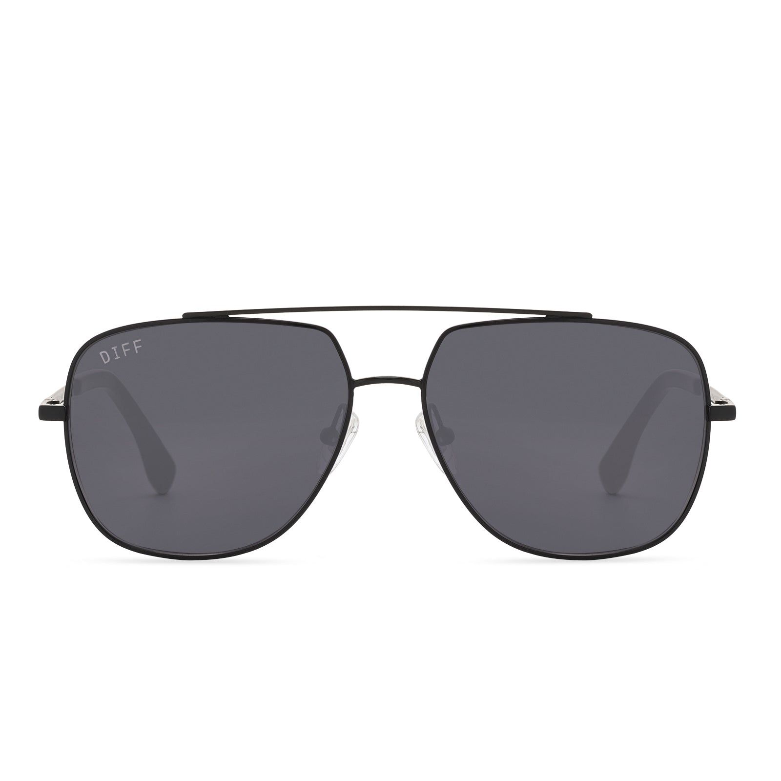 JORDYN - BLACK + GREY + POLARIZED SUNGLASSES sold by Diff Eyewear