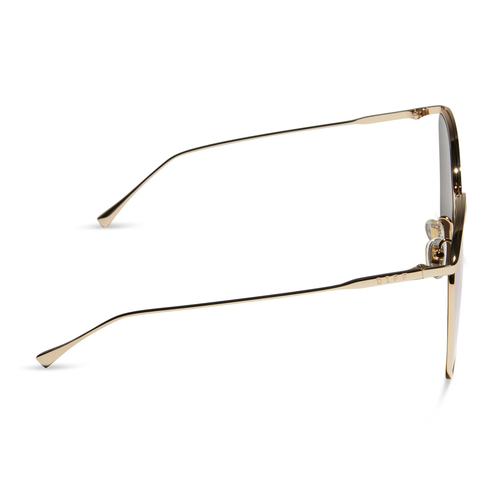 VITTORIA - GOLD + PINK RUSH MIRROR SUNGLASSES sold by Diff Eyewear product image thumbnail 3