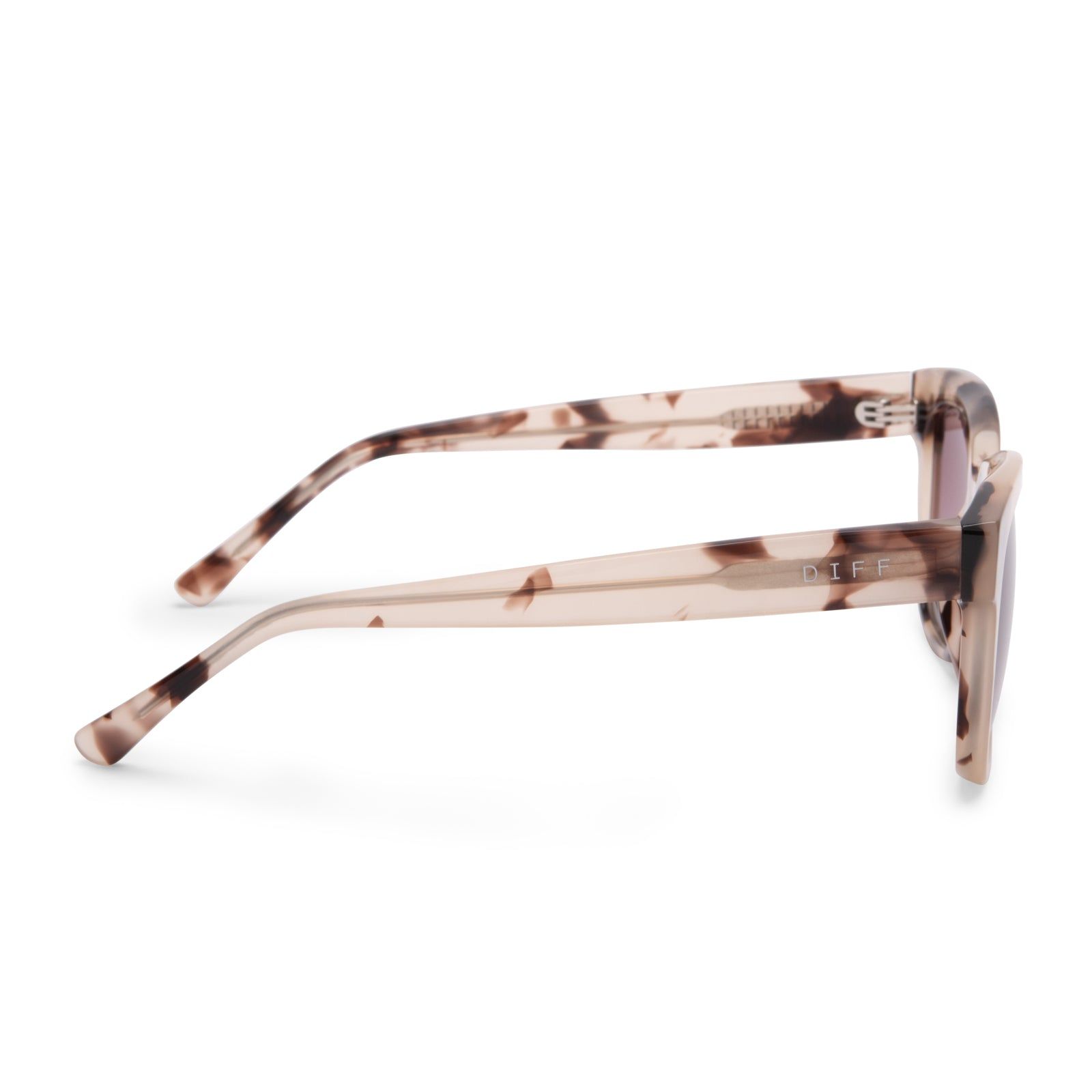 LIL BELLA II - CREAM TORTOISE + BROWN GRADIENT SUNGLASSES sold by Diff Eyewear product image thumbnail 3