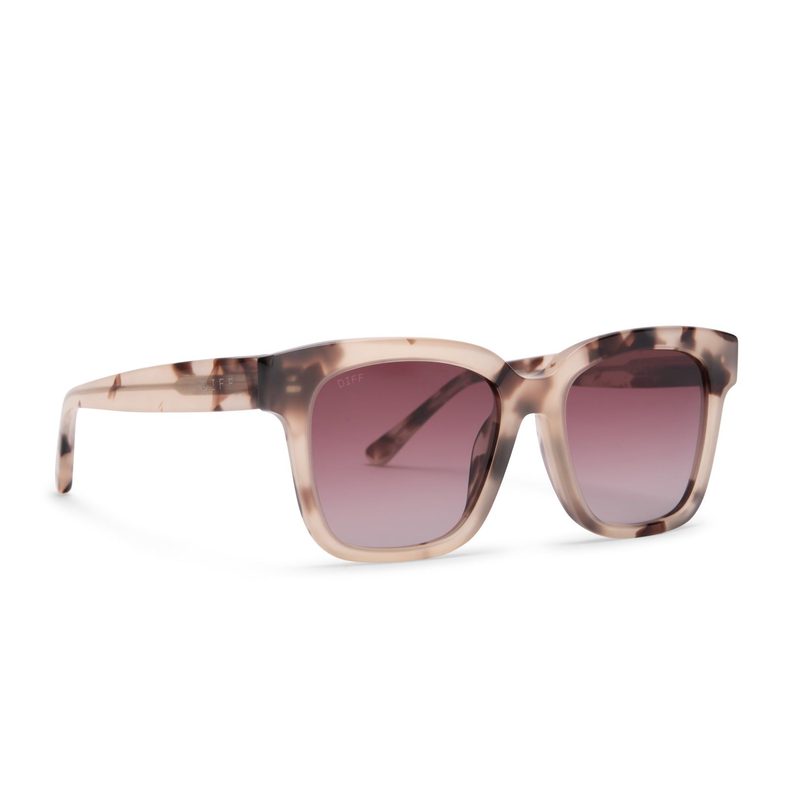 LIL BELLA II - CREAM TORTOISE + BROWN GRADIENT SUNGLASSES sold by Diff Eyewear product image thumbnail 2