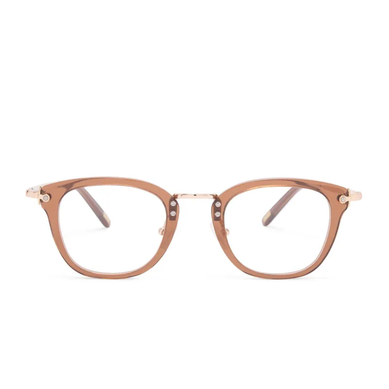 RUE - TAUPE BROWN CRYSTAL + BLUE LIGHT TECHNOLOGY GLASSES sold by Diff Eyewear