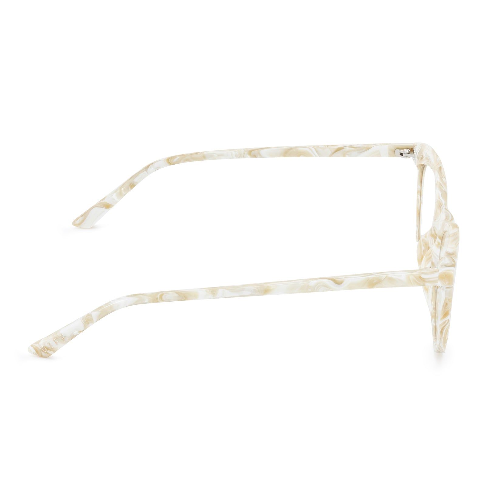 JADE - CASHMERE + CLEAR GLASSES sold by Diff Eyewear product image thumbnail 4