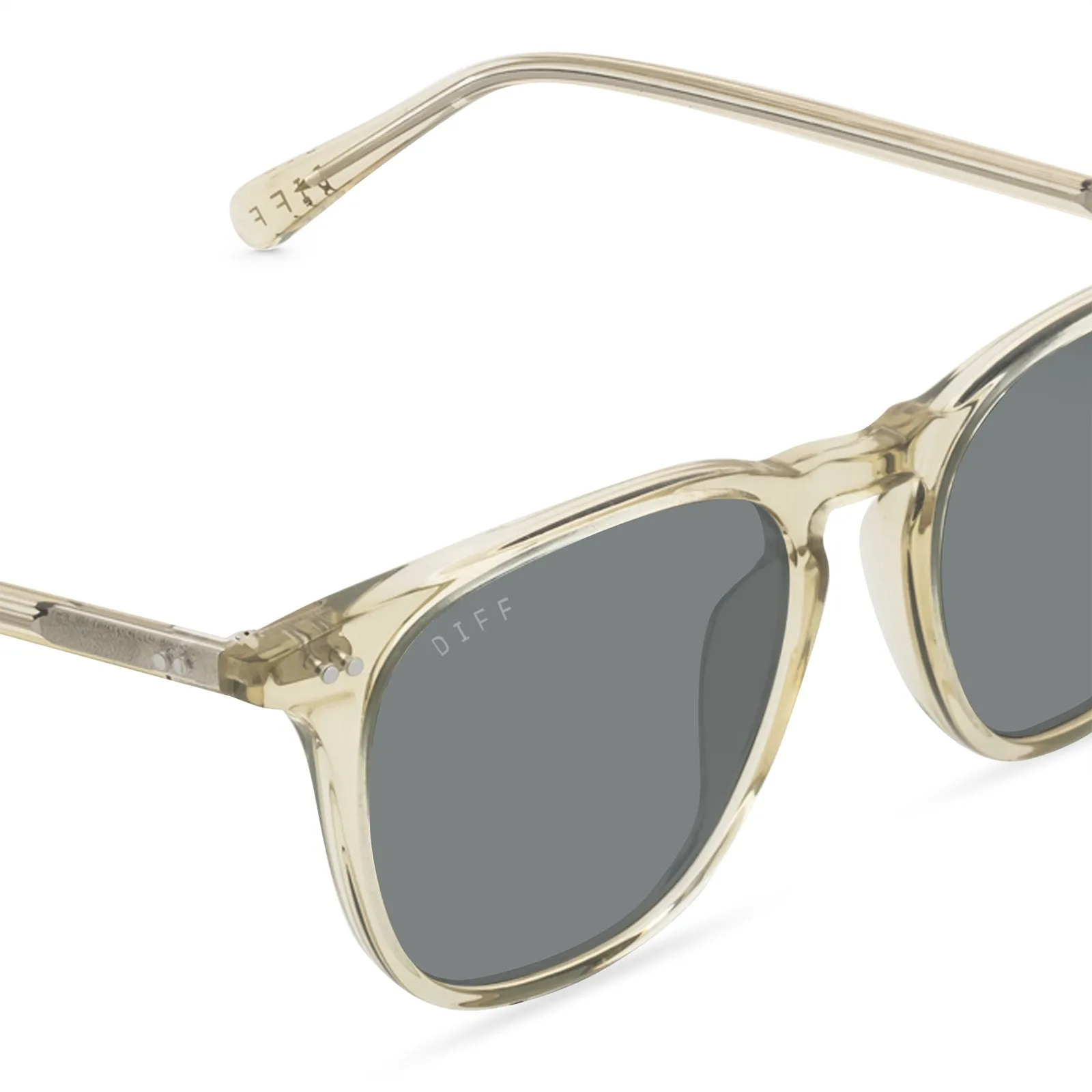 MAXWELL XL - PLATINUM CRYSTAL + G15 POLARIZED SUNGLASSES sold by Diff Eyewear product image thumbnail 4