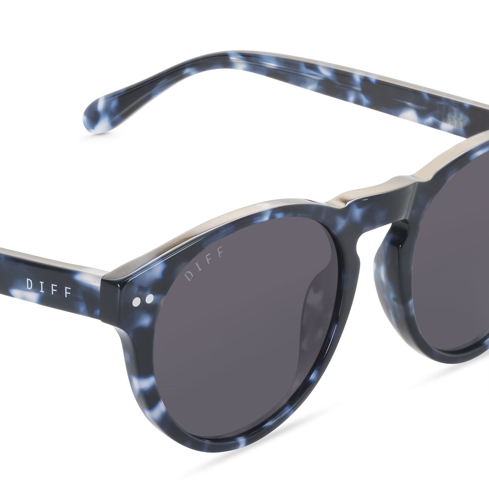 CODY - MIDNIGHT MARBLE + GREY + POLARIZED SUNGLASSES sold by Diff Eyewear product image thumbnail 3