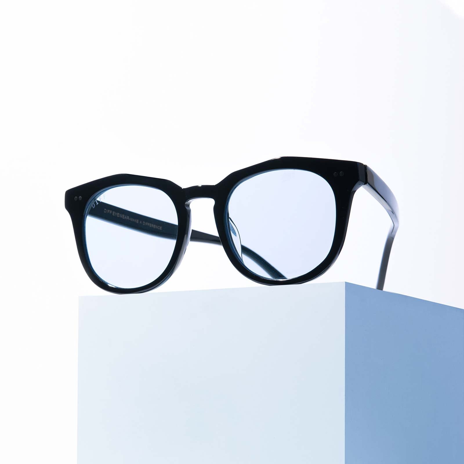 WESTON - BLACK + BLUE BLUE LIGHT TECHNOLOGY GLASSES sold by Diff Eyewear product image thumbnail 6