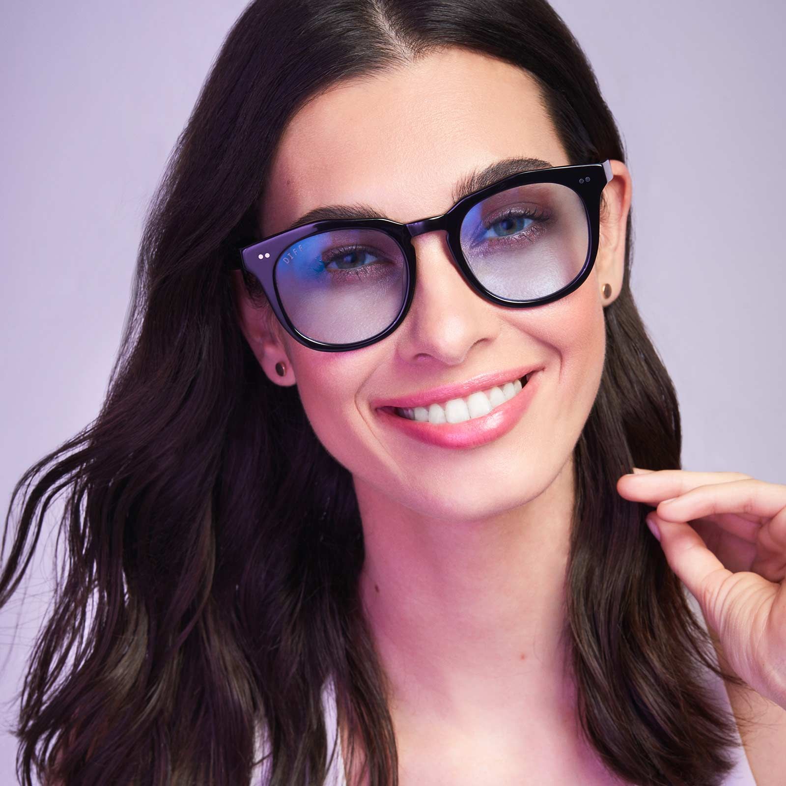 WESTON - BLACK + BLUE BLUE LIGHT TECHNOLOGY GLASSES sold by Diff Eyewear product image thumbnail 5
