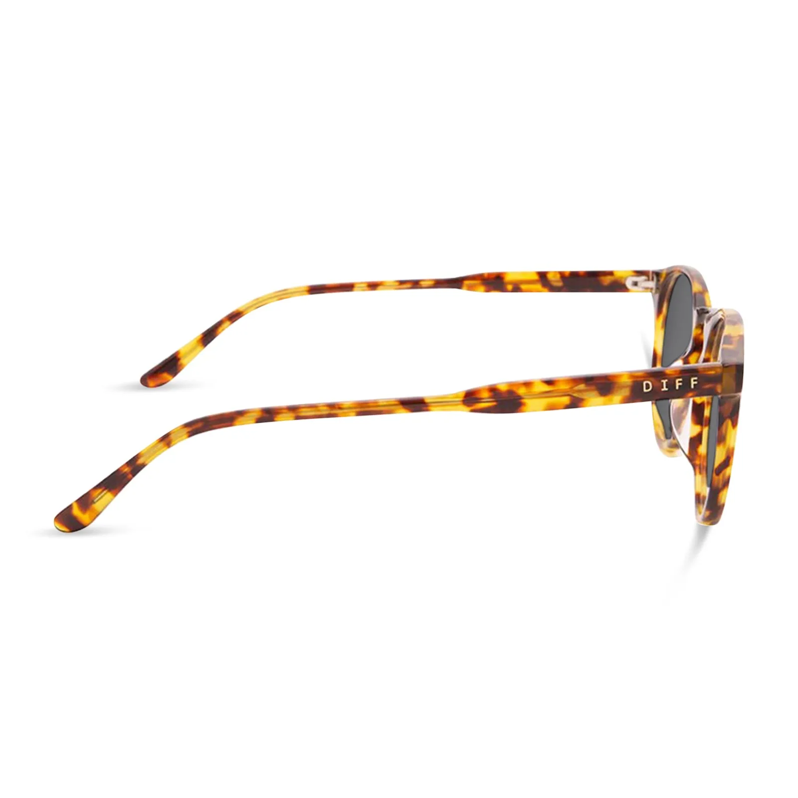 SAWYER - AMBER TORTOISE + GREY SUNGLASSES sold by Diff Eyewear product image thumbnail 3